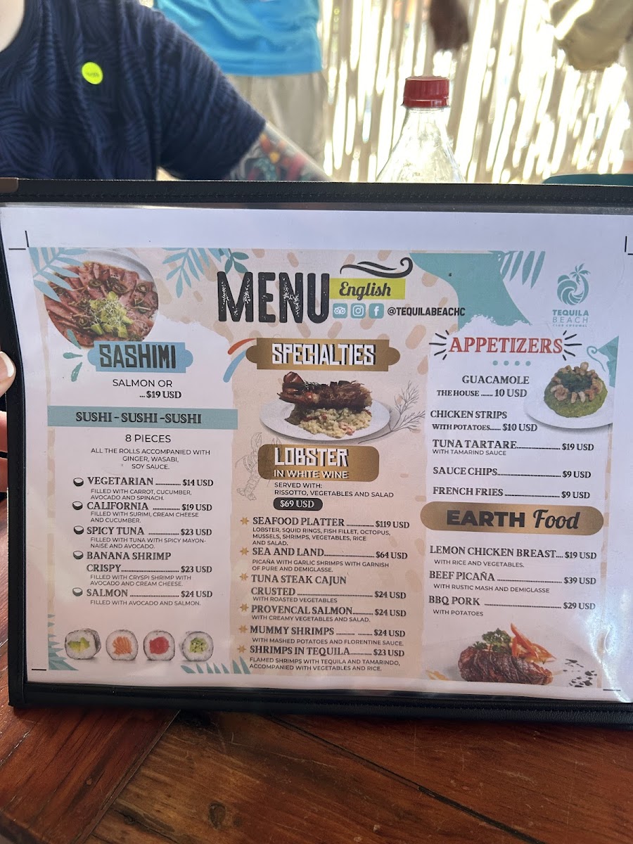 Tequila Beach Club Cozumel Menu - Image 5